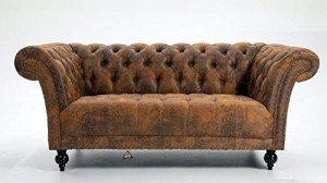 Handmade Chesterfield Pu-Leather Sofa Armchair options