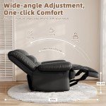 Hamlody Adjustable Recliner Armchair in Black