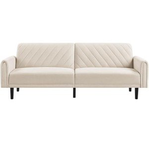Yaheetech Modern 3-Seater Click-Clack Sofa Couch
