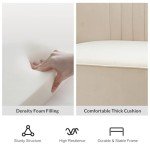 Velvet 2-Seater Sofa with Gold Legs – Tan
