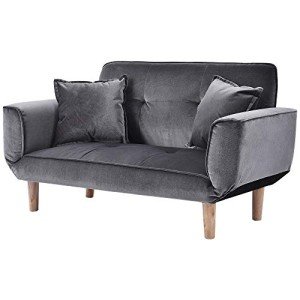 Small Gray Sofa Couch for Living Room