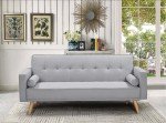 Modern 3-Seater Fabric Sofa Bed Recliner Couch