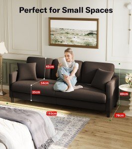 Teddy Velvet 2/3 Seater Modern Sofa Couch