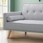 Modern 3-Seater Fabric Sofa Bed Recliner Couch