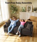 Teddy Velvet 2/3 Seater Modern Sofa Couch
