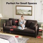 Teddy Velvet 2/3 Seater Modern Sofa with Pillows