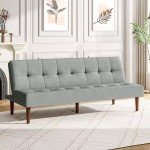 Cozy 3-Seater Modern Convertible Sofa Bed