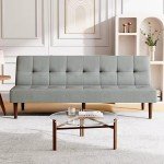 Cozy 3-Seater Modern Convertible Sofa Bed