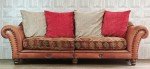 TETRAD Grand Eastwood Leather & Kilim Sofa