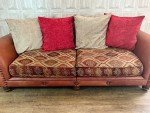 TETRAD Grand Eastwood Leather & Kilim Sofa