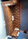 Luxurious Vintage Leather 4-Seater Sofa