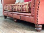 TETRAD Grand Eastwood Leather & Kilim Sofa