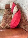TETRAD Grand Eastwood Leather & Kilim Sofa