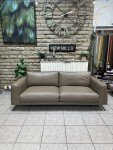 Marin Large 4-Seater Sofa in Taupe Leather