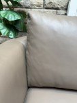 Marin Large 4-Seater Sofa in Taupe Leather