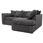 Byron Dundee Grey L-Shaped Corner Sofa