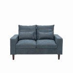 Grey Upholstered 3 & 2 Seater Sofa Set