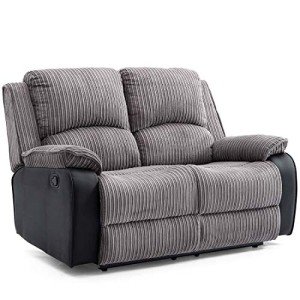 Postana Jumbo Cord Fabric Recliner Sofa Set