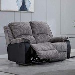 Postana Jumbo Cord Fabric Recliner Sofa Set