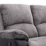 Postana Jumbo Cord Fabric Recliner Sofa Set