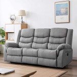Seattle Electric Fabric Recliner Sofa Set