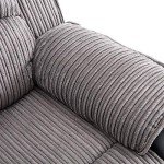 Postana Jumbo Cord Fabric Recliner Sofa Set