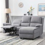Valencia Fabric L-Shaped Recliner Sofa