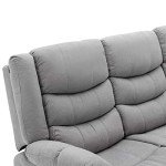Seattle Electric Fabric Recliner Sofa Set