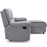 Valencia Fabric L-Shaped Recliner Sofa