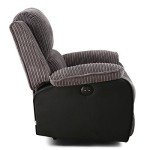 Postana Jumbo Cord Power Recliner Chair - Grey
