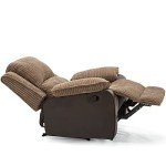 Postana Jumbo Cord Electric Recliner Chair - Brown