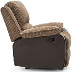 Postana Jumbo Cord Electric Recliner Chair - Brown