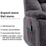 Electric Power Lift Recliner Sofa with Massage