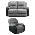Postana Electric Recliner Sofa Set - Grey
