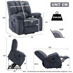 Electric Recliner Lift Chair with Massage and Heat