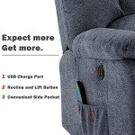 Electric Recliner Lift Chair with Massage and Heat