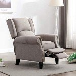 Charlotte Modern Fabric Pushback Recliner Chair