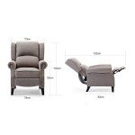 Charlotte Modern Fabric Pushback Recliner Chair