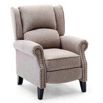 Charlotte Modern Fabric Pushback Recliner Chair