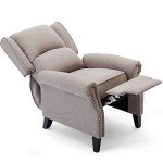 Charlotte Modern Fabric Pushback Recliner Chair