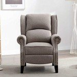 Charlotte Modern Fabric Pushback Recliner Chair