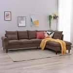 Panana L-Shaped 6-Seater Corner Sofa with USB Port