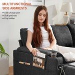 DURASPACE L-Shaped Sleeper Sofa with Storage & USB
