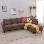 Panana L-Shaped 6-Seater Corner Sofa with USB Port