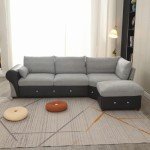 Light Grey 5-Seater L-Shaped Corner Sofa