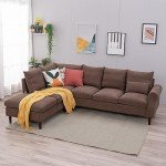 Panana L-Shaped 6-Seater Sectional Sofa with USB Port