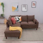 5-Seater Modern L-Shaped Sectional Sofa with USB Port