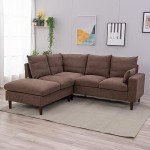 5-Seater Modern L-Shaped Sectional Sofa with USB Port