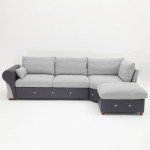 Light Grey 5-Seater L-Shaped Corner Sofa