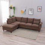 Panana L-Shaped 6-Seater Sectional Sofa with USB Port